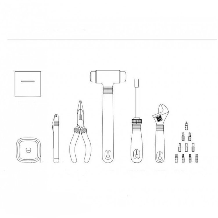 Комплект инструментов Xiaomi Mi Miiiw Tool Storage Box MWTK01 - фото 7
