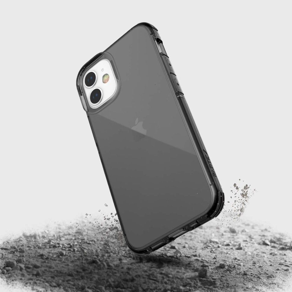 Чехол Raptic Clear для iPhone 12 mini Серый 489980 - фото 5