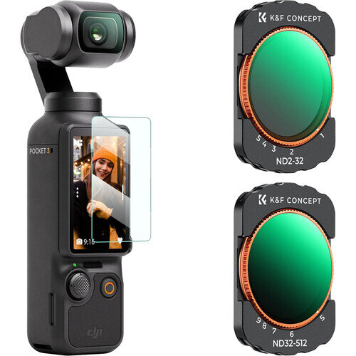 Комплект светофильтров K&F Concept VND для DJI Osmo Pocket 3 (2шт) SKU.2105 - фото 2