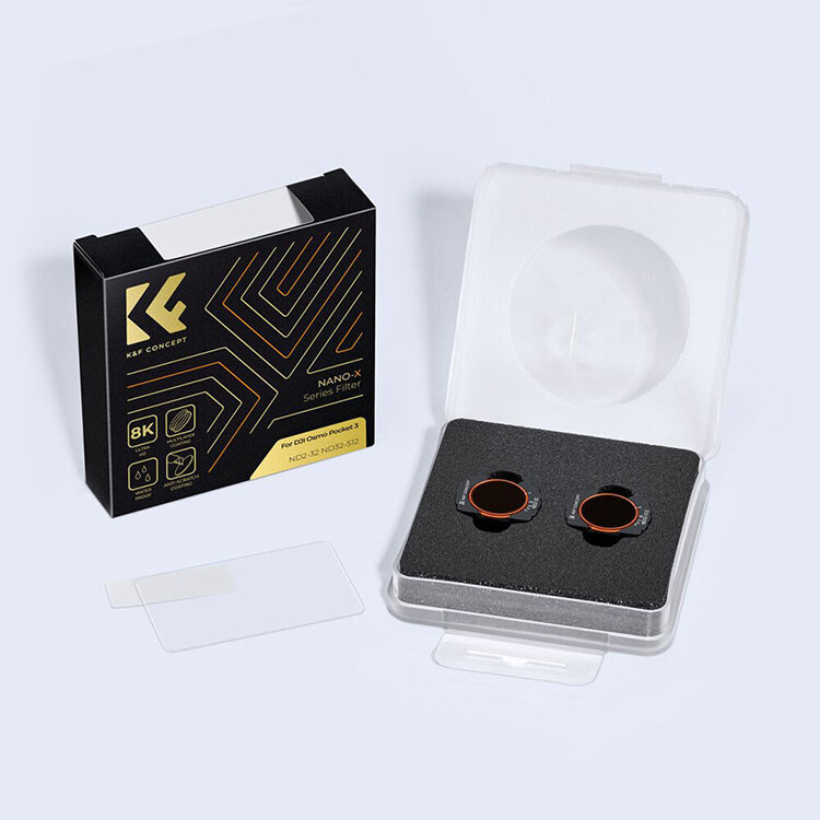 Комплект светофильтров K&F Concept VND для DJI Osmo Pocket 3 (2шт) SKU.2105 - фото 5
