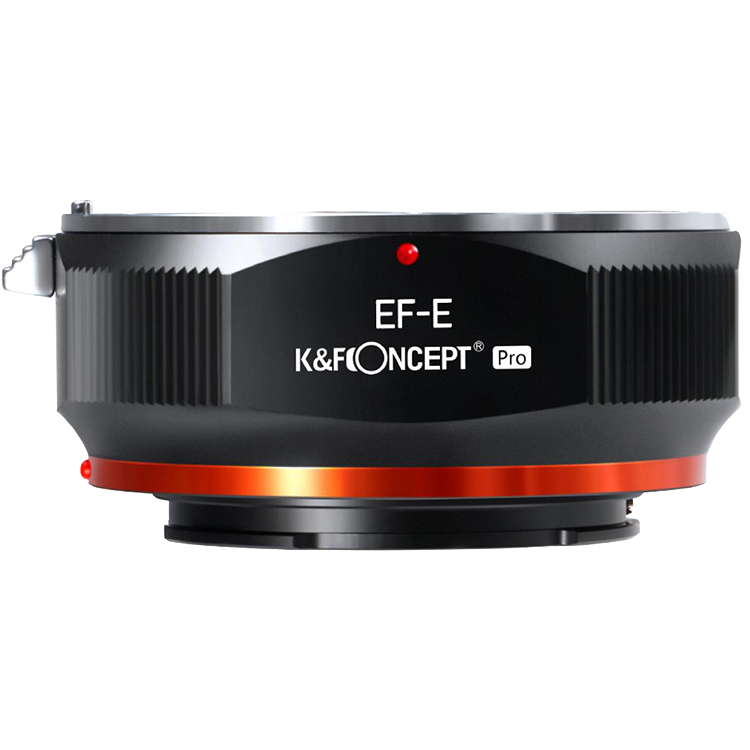 Адаптер K&F Concept для объектива Canon EF на Sony NEX Pro KF06.437 бленда fujimi fbew 82 для объектива canon ef 16 35mm f 4l is usm