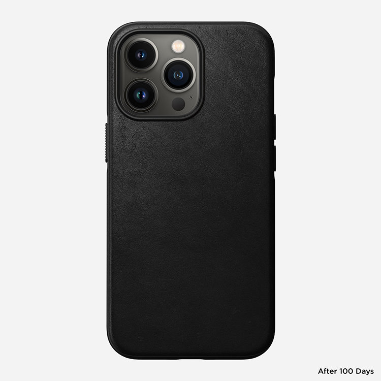 Чехол Nomad Modern Leather MagSafe для iPhone 13 Pro Чёрный NM01062585 - фото 3