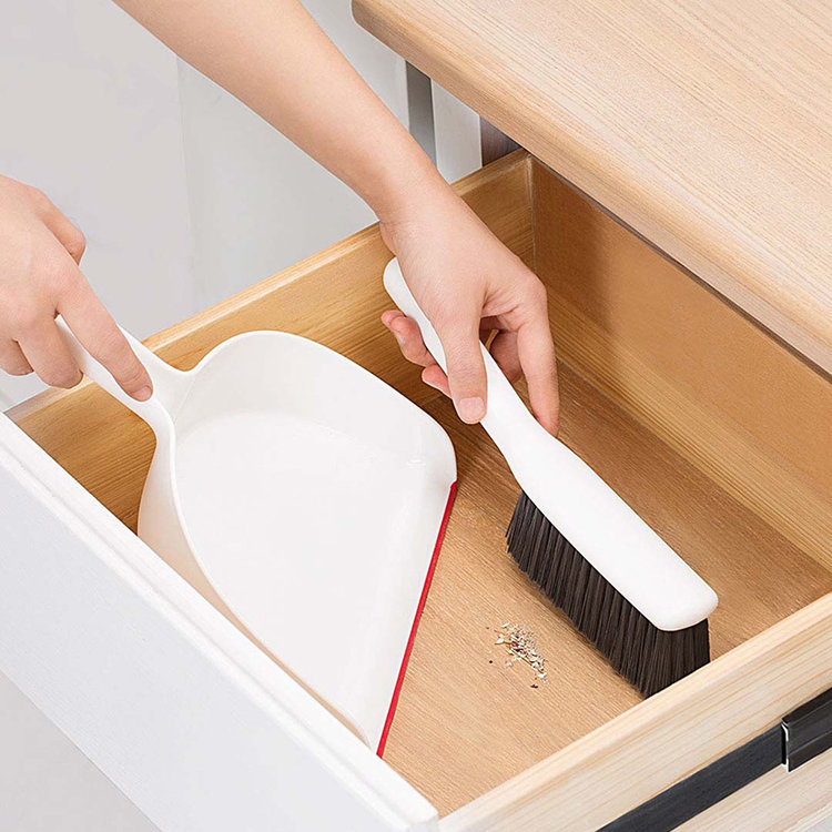 Набор для уборки Xiaomi YIJIE Mini Broom Dustpan Combination Белый YZ-02 - фото 2