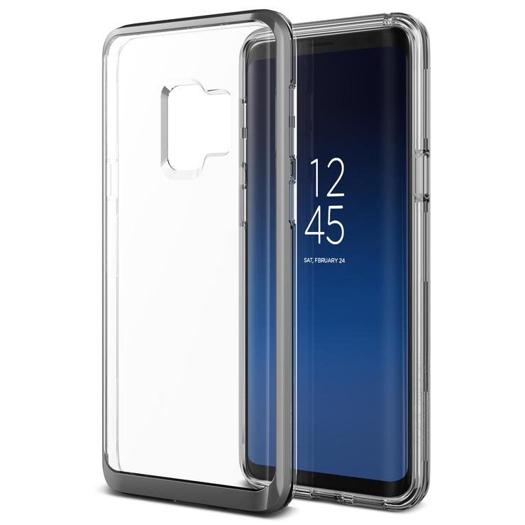 Чехол VRS Design Crystal Bumper для Galaxy S9 Steel Silver 905426 - фото 2