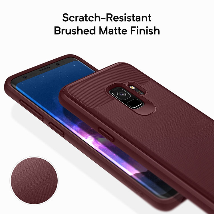 Чехол Caseology Vault для Galaxy S9 Burgundy CO-GS9-VLT-CH - фото 5