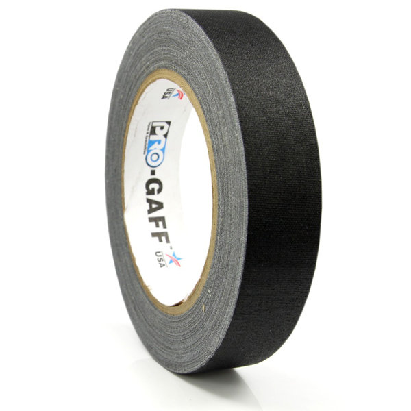 Gaffer tape матовый Pro Gaff 24мм Чёрный - фото 1