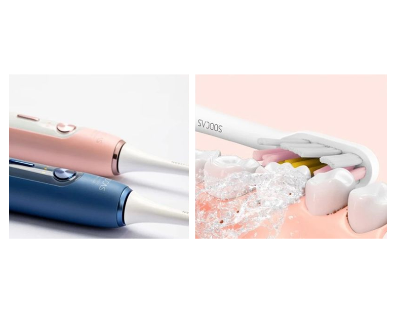 Электрическая зубная щетка Xiaomi Soocas X5 Sonic Electric Toothbrush Розовая X5 pink - фото 4