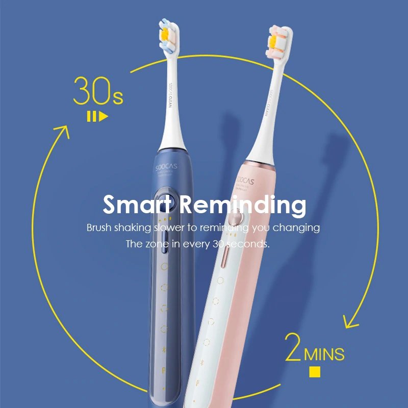 Электрическая зубная щетка Xiaomi Soocas X5 Sonic Electric Toothbrush Розовая X5 pink - фото 8