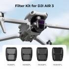 Комплект светофильтров K&F Concept ND/PL для DJI Air 3 (4шт) SKU.2064 - фото 1