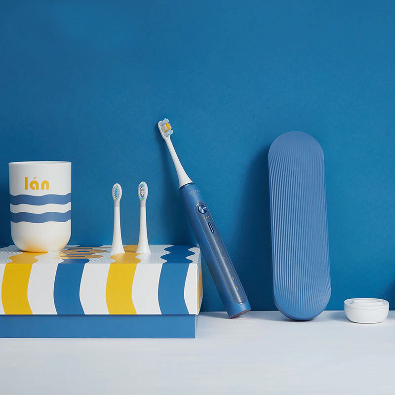 Электрическая зубная щетка Xiaomi Soocas X5 Sonic Electric Toothbrush Синяя X5 blue - фото 3
