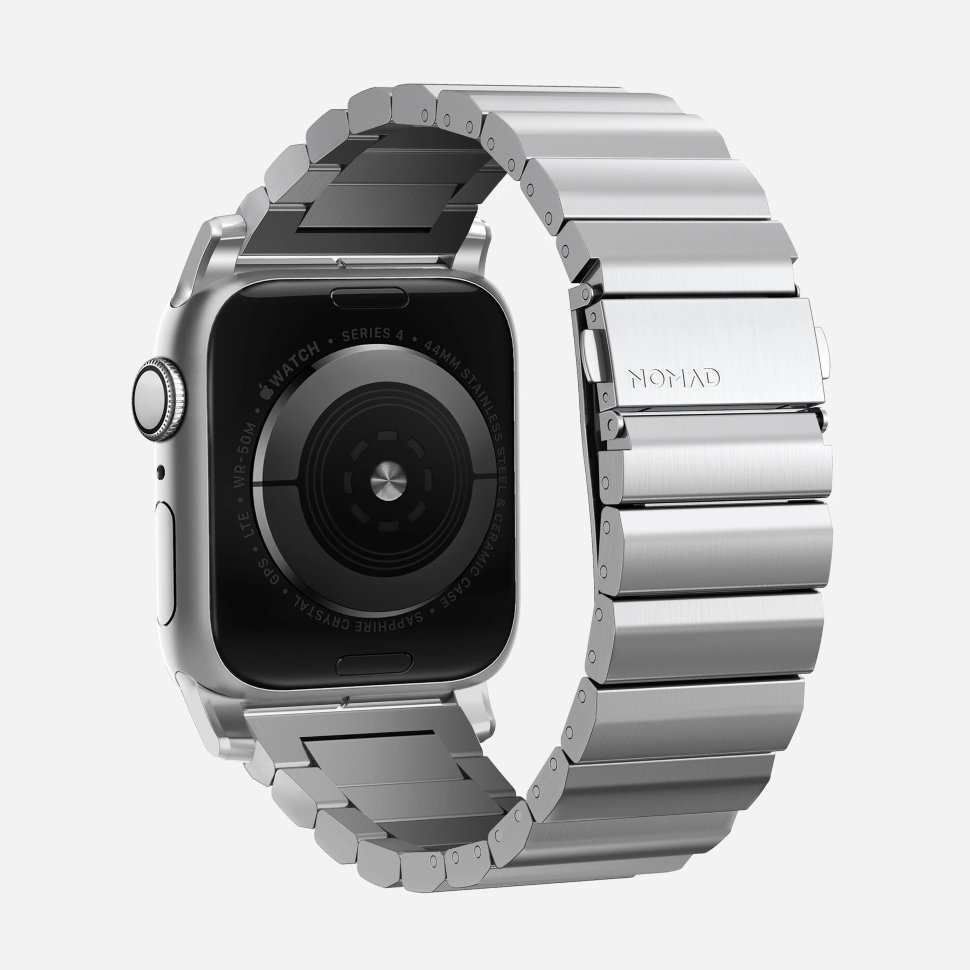 Ремешок Nomad Steel Band для Apple Watch 42/44мм Серебро NM1A4HS000 - фото 2