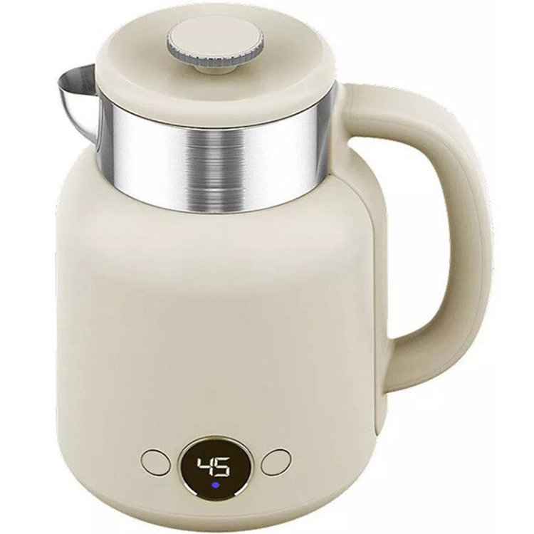 Электрический чайник Qcooker Retro Electric Kettle 1.5L Бежевый CR-SH1501-W - фото 2