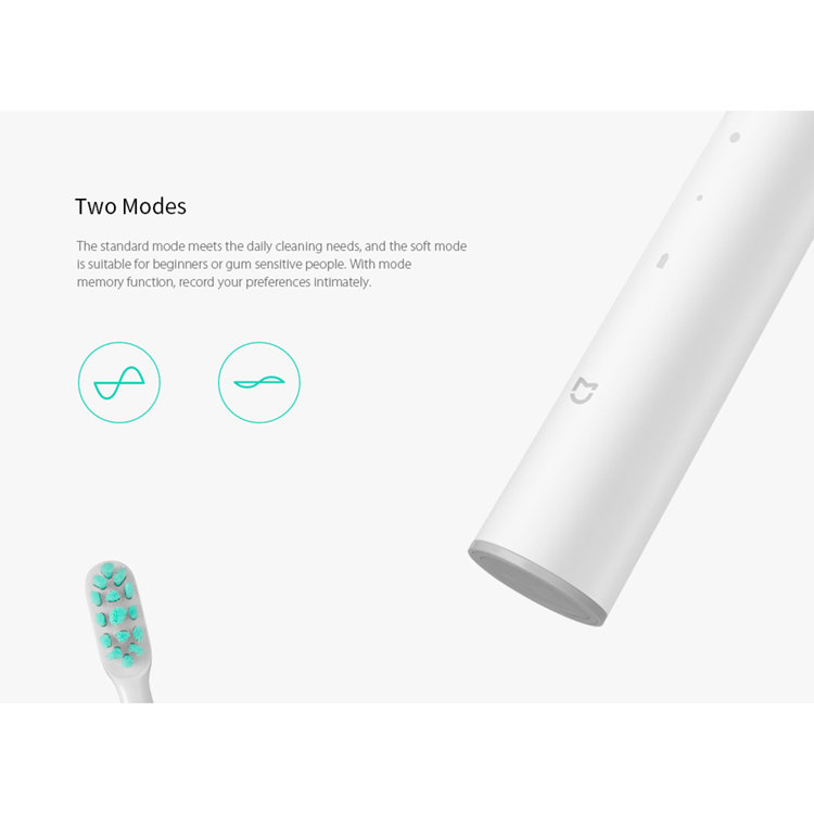 Электрическая зубная щетка Xiaomi Mijia Sonic Electric Toothbrush T300 Белая MES602 - фото 6