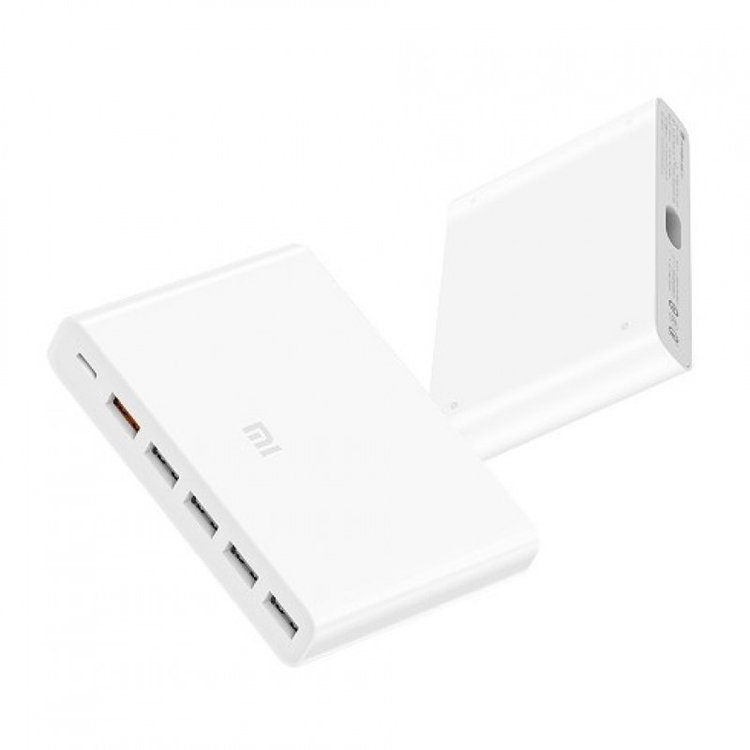Зарядное устройство Xiaomi USB Charger 6 портов Белое CDQ06ZM - фото 4