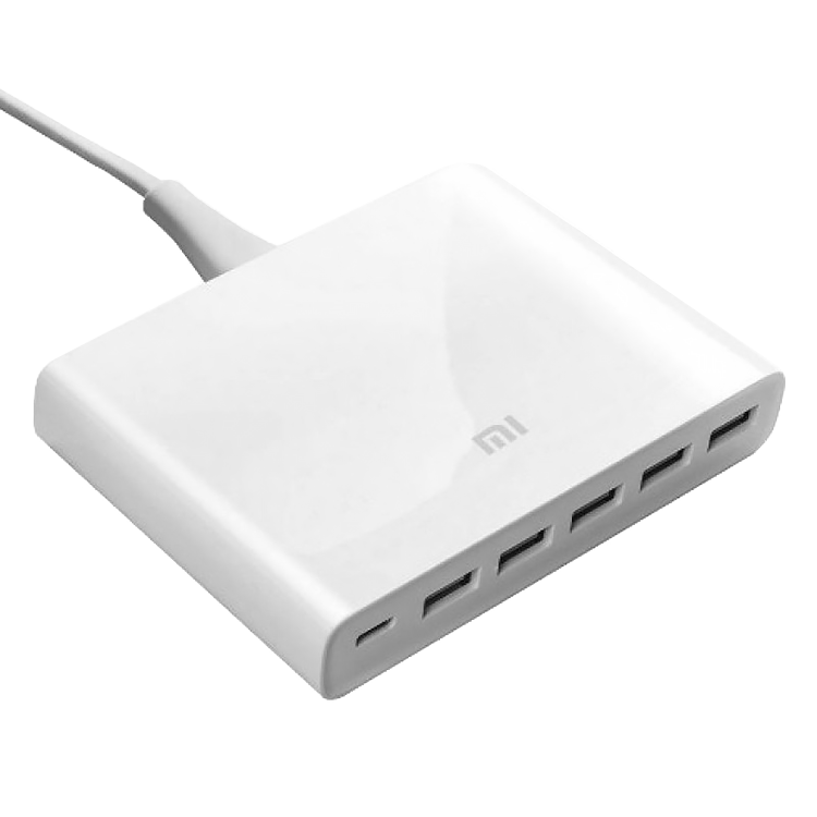 Зарядное устройство Xiaomi USB Charger 6 портов Белое CDQ06ZM - фото 3