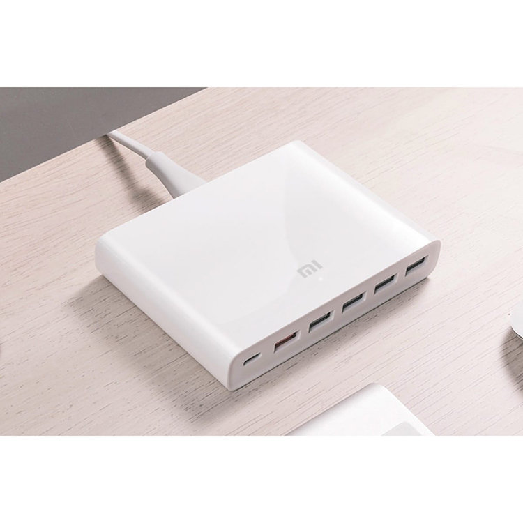 Зарядное устройство Xiaomi USB Charger 6 портов Белое CDQ06ZM - фото 2