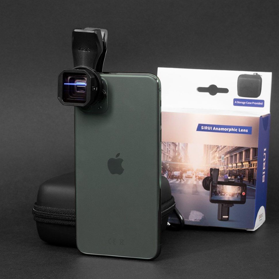 Объектив Sirui Anamorphic для смартфона (Уцененный кат. А) уцVD-01 объектив микроскоп apexel mobile microscope 100x для смартфона apl ms001