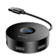 Хаб Baseus Round Box HUB USB 10 см Чёрный - Изображение 103024