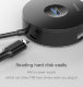 Хаб Baseus Round Box HUB USB 10 см Чёрный - Изображение 103033