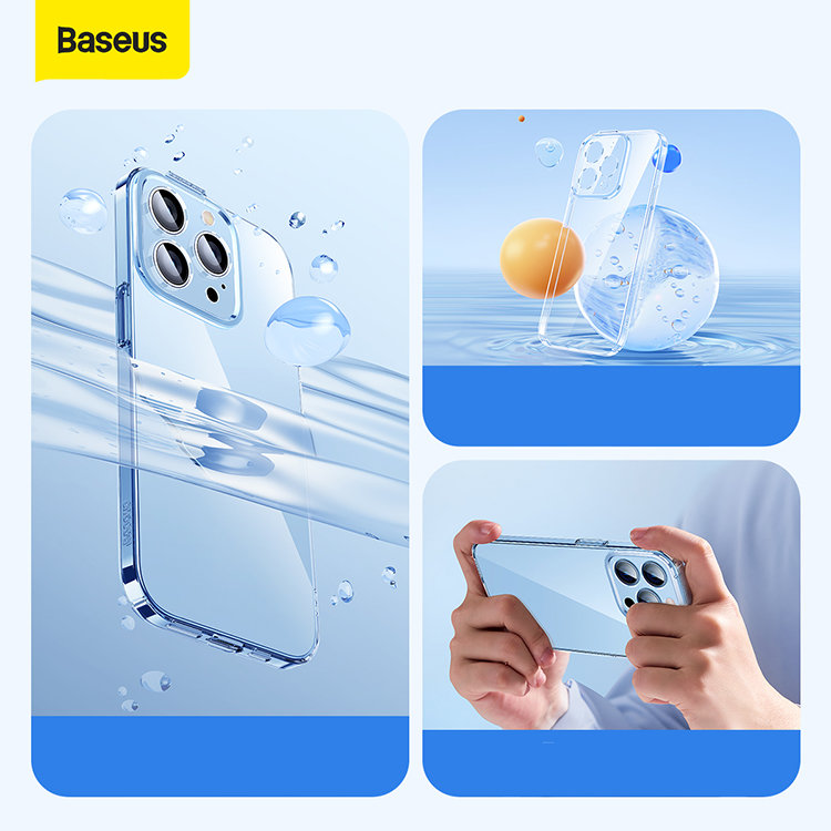 Чехол Baseus Crystal для iPhone 14 Pro Max (+стекло) ARJB010102 - фото 5