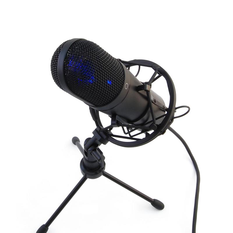 Микрофон Recording Tools MCU-01 USB Black + стойка и амортизатор MCU-01 bk - фото 1