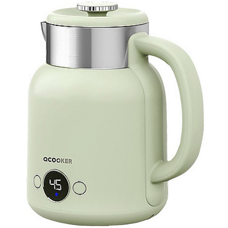 Электрический чайник Qcooker Retro Electric Kettle 1.5L Зелёный CR-SH1501-G - фото 4