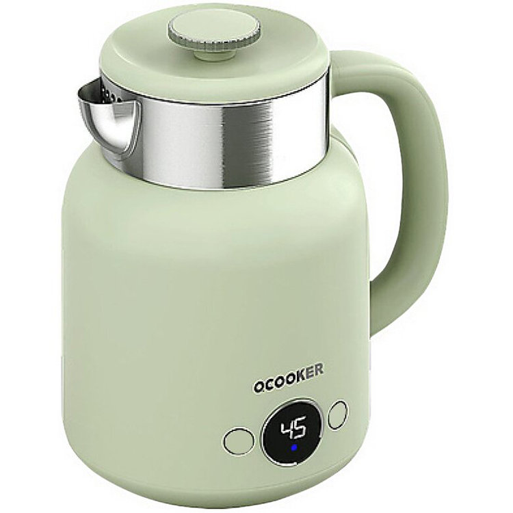 Электрический чайник Qcooker Retro Electric Kettle 1.5L Зелёный CR-SH1501-G - фото 7