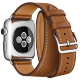Ремешок кожаный HM Style Double Tour для Apple Watch 38/40 mm Коричневый - Изображение 63452insta