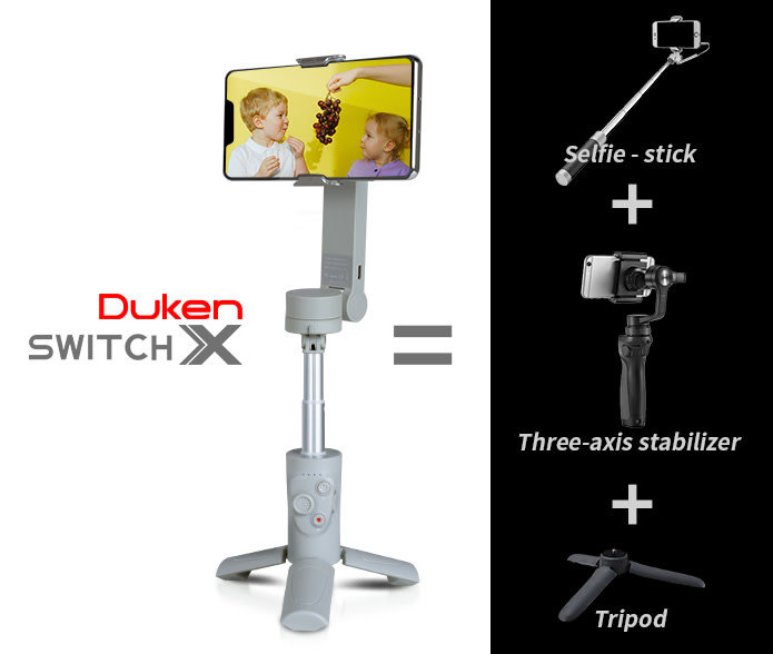 Стабилизатор Sirui DUKEN Switch X Perk A Светлый серый (Уцененный кат. А) - фото 5