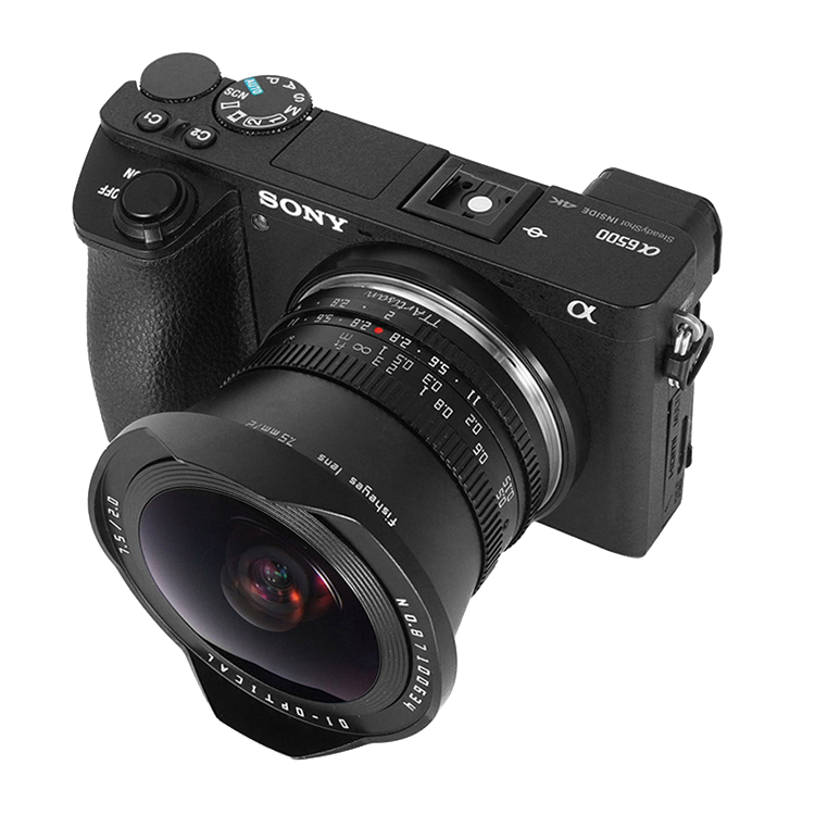 Объектив TTArtisan 7.5mm F2 Fisheye M-mount A102B-TT объектив камеры samyang 12mm f 2 8 ed as ncs рыбий глаз объектив