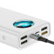 Внешний аккумулятор Baseus Amblight 65Вт 30000мАч (+кабель Type-C 1м) Белый - Изображение 184381