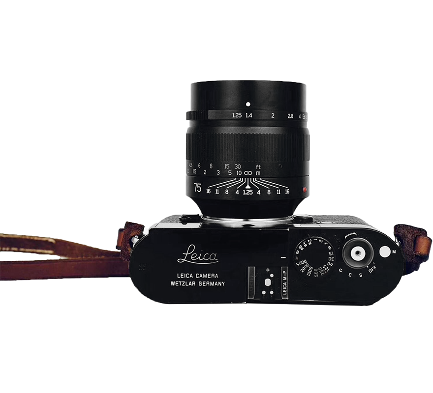 Объектив 7Artisans 75mm F1.25 Leica M Mount Чёрный A113B от Kremlinstore
