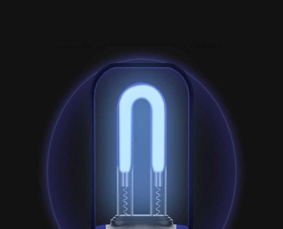 Бактерицидная лампа для стерилизации Xiaomi Xiaoda UVC Disinfection Lamp Белая ZW2.5D8Y-01 - фото 7