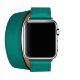 Ремешок кожаный HM Style Double Tour для Apple Watch 38/40 mm Зеленый - Изображение 40634
