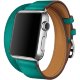 Ремешок кожаный HM Style Double Tour для Apple Watch 38/40 mm Зеленый - Изображение 40635