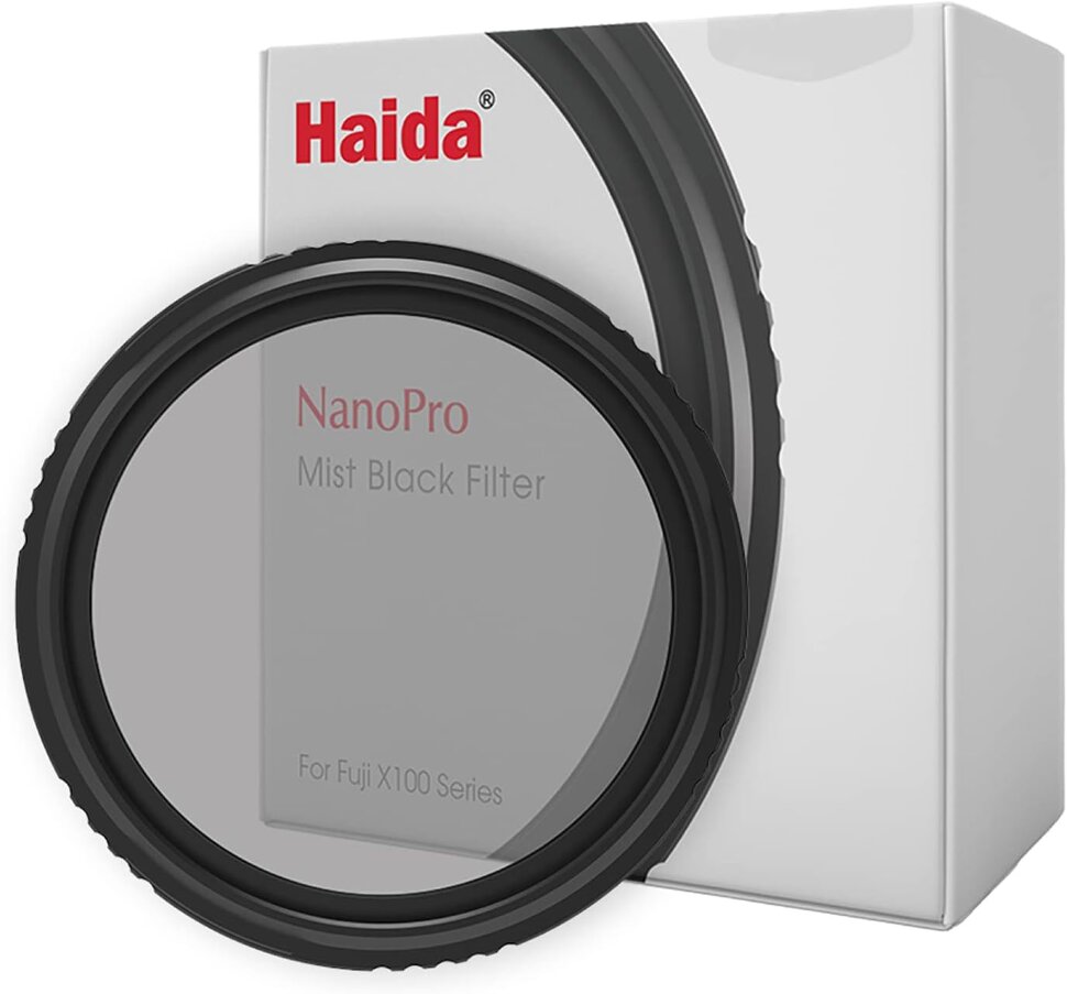 Светофильтр Haida NanoPro Mist Black 1/4 для Fujifilm X100 series Чёрный 55782 - фото 5