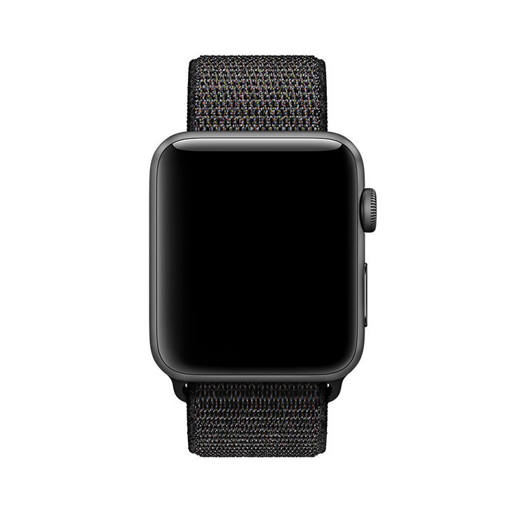 Ремешок Special case Nylon Sport для Apple Watch 38/40 мм Черный - фото 2