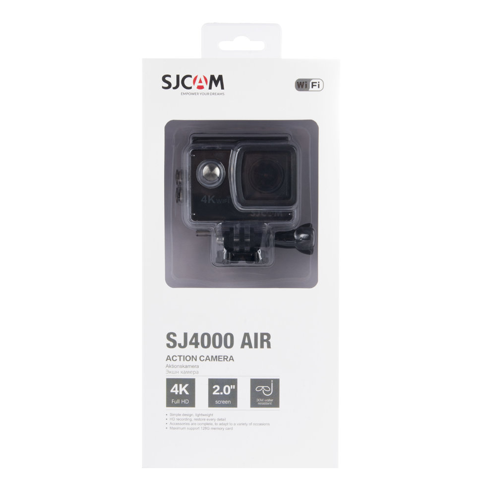 Экшн-камера SJCAM SJ4000 AIR Чёрная SJ4000-AIR - фото 3
