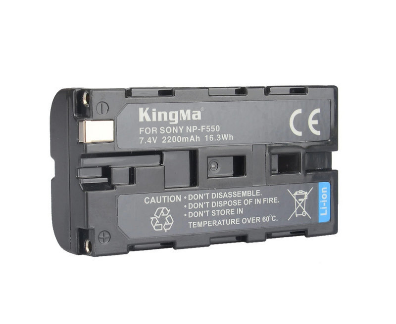 Аккумулятор KingMa NP-F550 2200mAh (Уцененный кат. Б) - фото 2