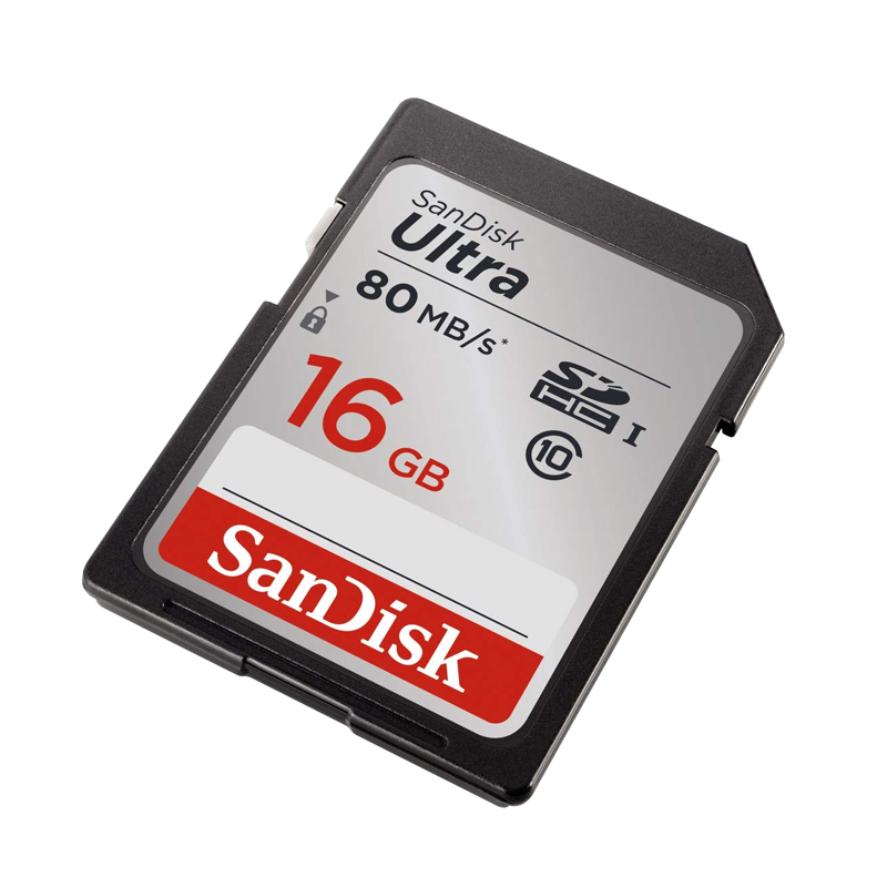 Карта памяти SanDisk Ultra SDHC 16Gb UHS-I U1 Class10 SDSDUNC-016G-GN6IN - фото 1