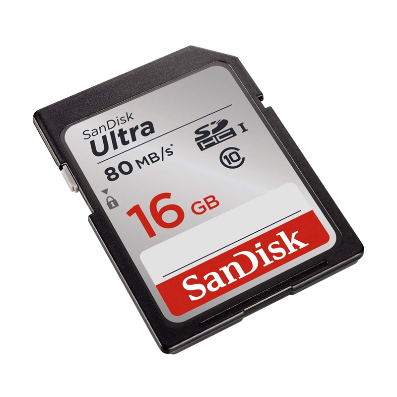 Карта памяти SanDisk Ultra SDHC 16Gb UHS-I U1 Class10 SDSDUNC-016G-GN6IN - фото 2