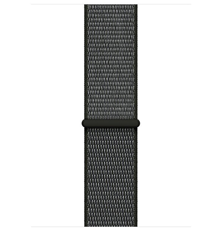 Ремешок Special case Nylon Sport для Apple Watch 38/40 мм Черно-Серый - фото 2