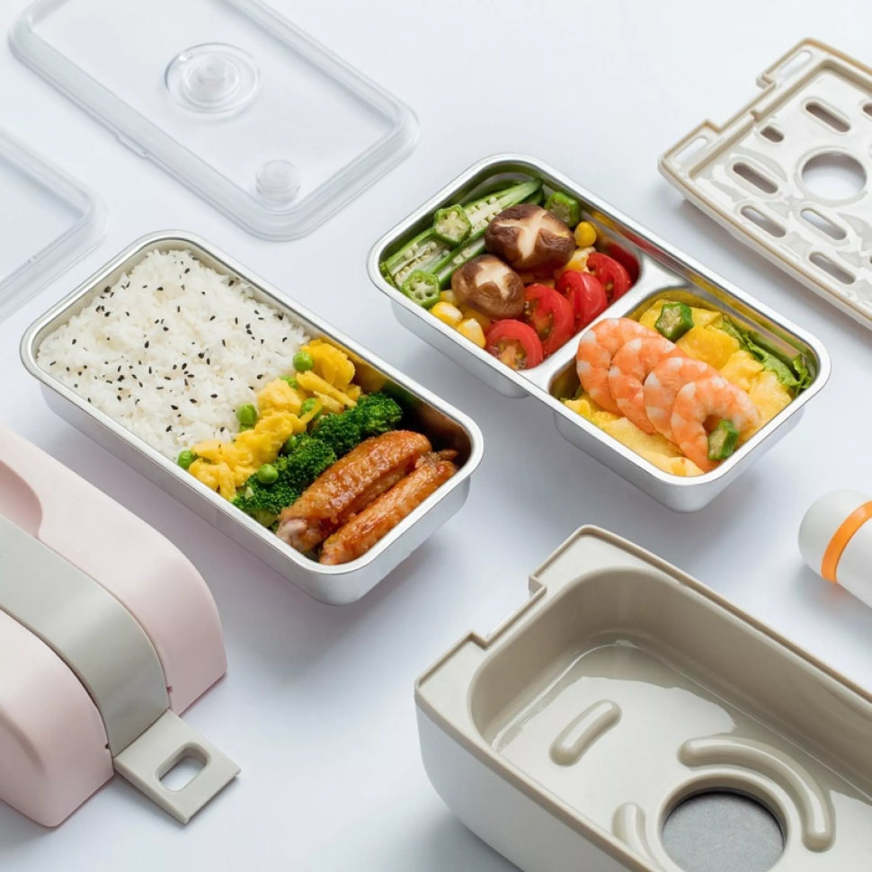 Ланч-бокс с подогревом Xiaomi Small Bear Electric Lunch Box DFH-B10J2 - фото 1