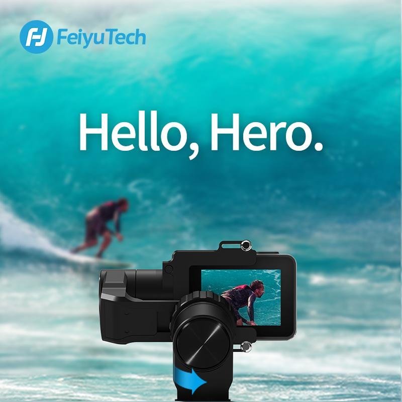 Стабилизатор Feiyu Tech WG2X для экшн камер (Уцененный кат.Б) - фото 6