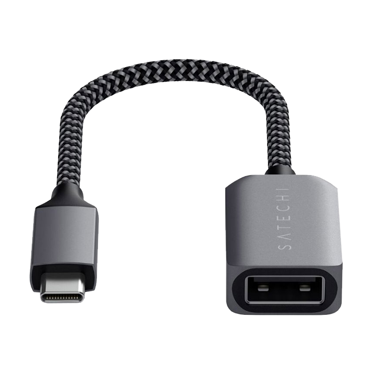 Кабель Satechi Type-C - USB 3.0. Серый ST-UCATCM - фото 3