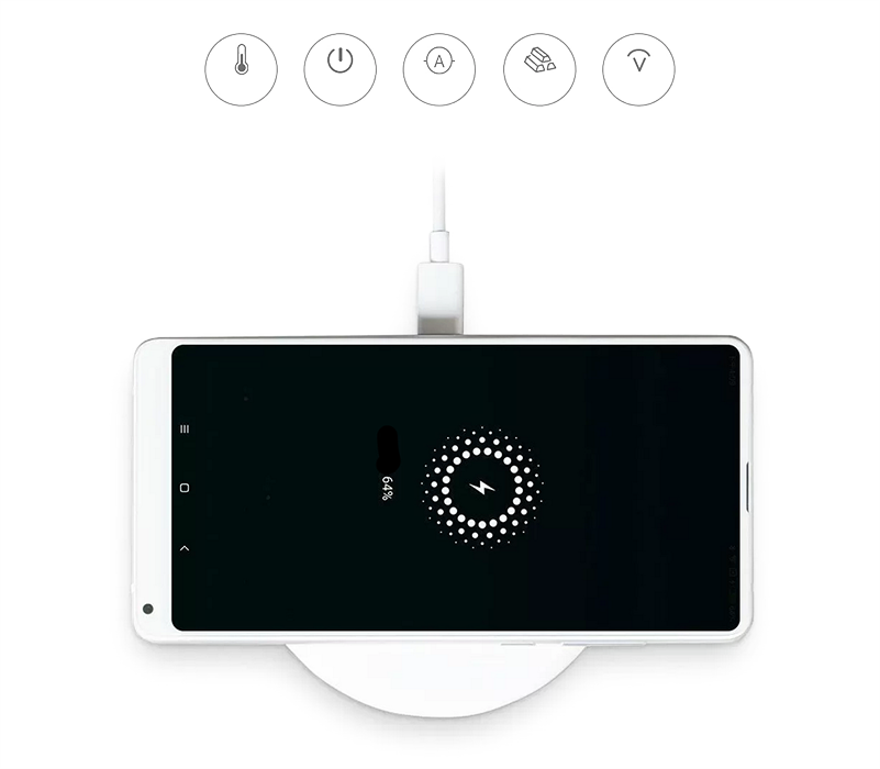 Беспроводная зарядка Xiaomi Wireless Charger 20W MDY-10-EP - фото 5