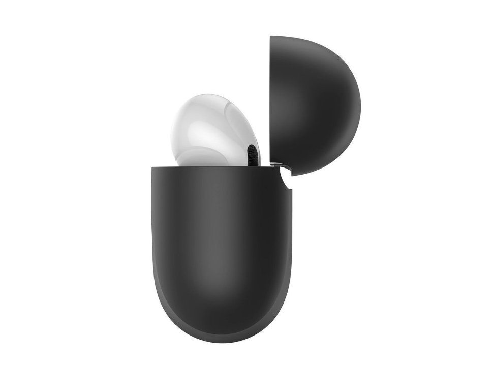 Чехол Baseus Shell pattern для Apple AirPods Pro Чёрный WIAPPOD-BK01 - фото 4