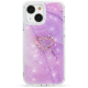 Чехол PQY Shell для iPhone 13 Фиолетовый мрамор - Изображение 210390