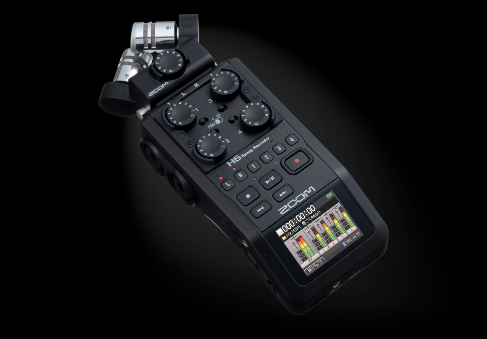 Рекордер Zoom H6 Black H6/BLK рекордер zoom m4 mictrak
