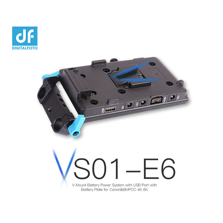 Система питания DigitalFoto VS01-E6 рукоятка digitalfoto visionnh для крепления дополнительного оборудования на ronin s